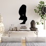 Wallity Yoga 26 Escultura de Pared de Metal Negra